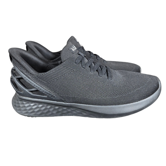 Kizik Athens Sneakers Mens 11W Wide Handsfree Spring Back Heel Cage Blackout